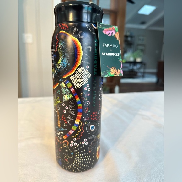 Starbucks+Farm Rio Collaboration Limited Edition Tumbler Insulated 8 Hr Cool NWT - Picture 9 of 10